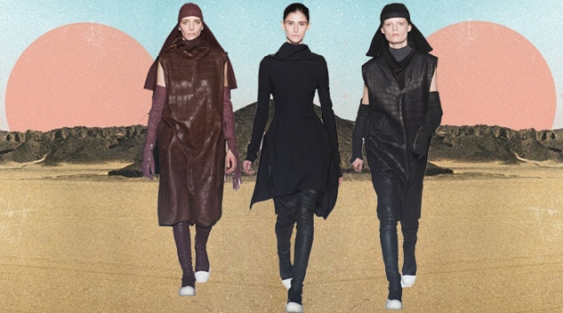 Обзор Buro 24/7: Rick Owens, осень-зима 2014