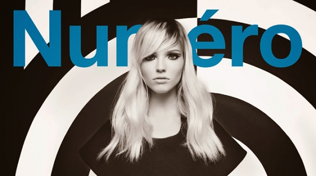 Уроки оп-арта от Саши Лусс в сентябрьском Numéro