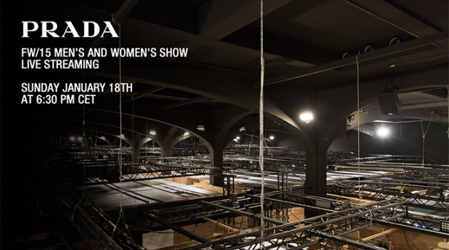 Прямая трансляция мужского показа Prada, осень-зима 2015