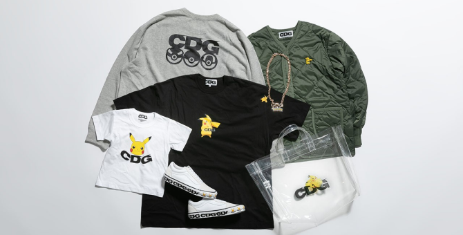 Comme des Garçons представил коллаборацию с Pokémon