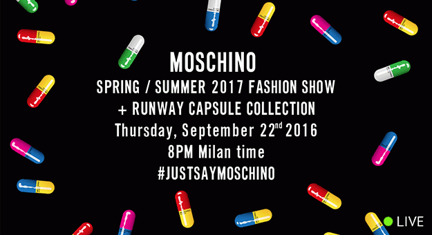 Прямая трансляция показа Moschino, весна-лето 2017