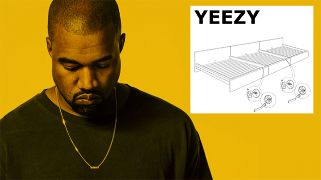 IKEA предложили Канье Уэсту сделать кровать