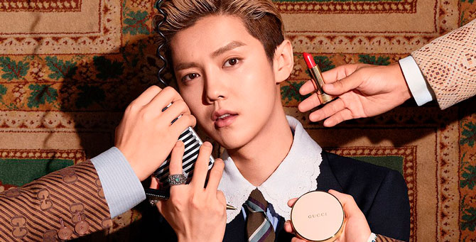 Gucci cнял фильм о косметике с китайским амбассадором Луханом