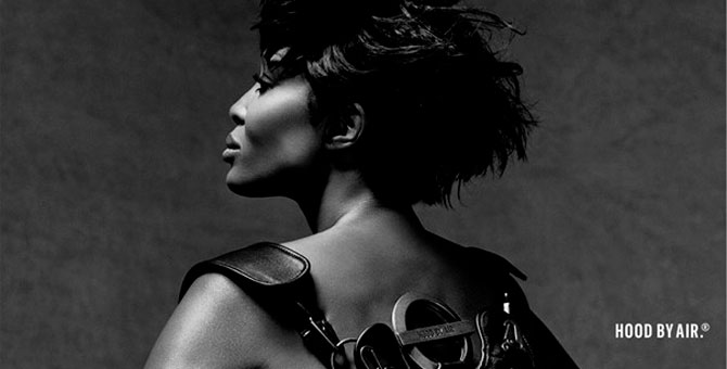 Наоми Кэмпбелл снялась в кампании Hood by Air