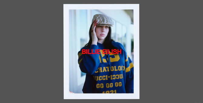 Билли Айлиш выгуливает роботов-собак в новом фильме Gucci и Гаса Ван Сента