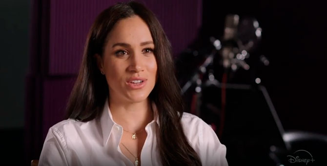 Меган Маркл впервые появилась на телевидении после «мегзита»