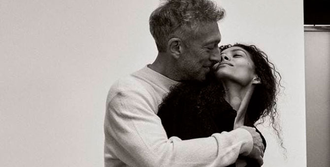 Тина Кунаки и Венсан Кассель снялись в кампании The Kooples