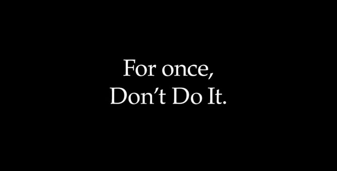 Nike выпустил видео «Don’t Do It» против расизма