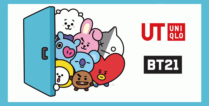 Uniqlo выпускает коллекцию футболок с персонажами BT21