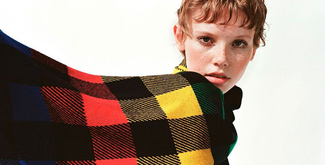 Benetton открыл первый магазин, сделанный из остатков тканей