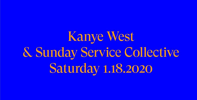 Канье Уэст проведет 10-часовую службу на стадионе