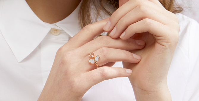 Chopard выпустил сет украшений Happy Hearts Wings, вдохновленный бабочками