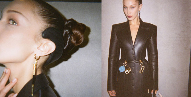 Джиджи Хадид выложила полароиды с Недель моды в Париже и Милане