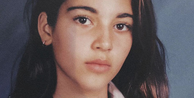 Ким Кардашьян показала фотографию из седьмого класса