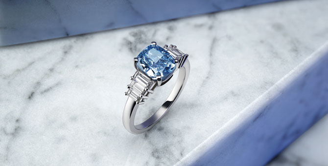 Голубой бриллиант Bulgari установил ценовой рекорд на аукционе Christie's