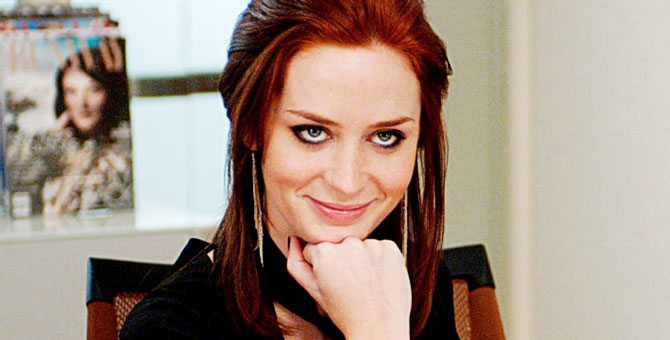 Эмили Блант оказалась актрисой, которая чаще всего «выражается» в кадре