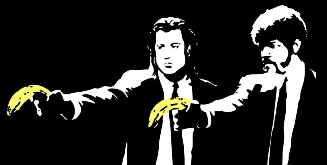 Пародия Бэнкси на «Криминальное чтиво» ушла с молотка 125 тысяч фунтов стерлингов