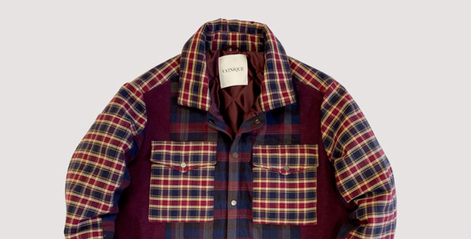 Vatnique выпустил куртки из фланелевых рубашек, собранных на блошиных рынках