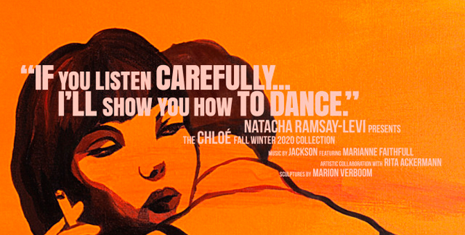 Chloé привлек трех художниц для показа осень-зима 2020