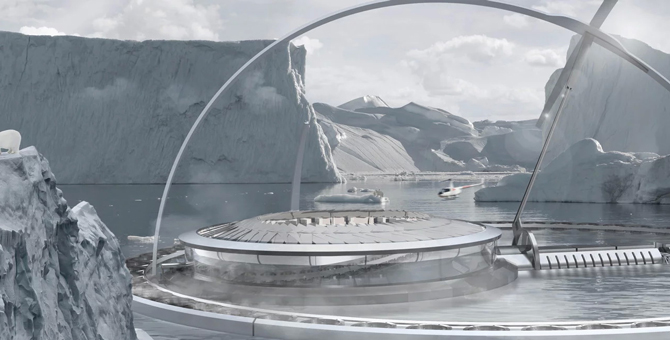 Тайваньские архитекторы придумали башню для заморозки ледников