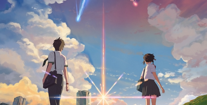 Uniqlo выпускает футболки по аниме Макото Синкая