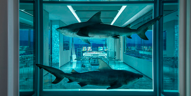 Как выглядит самый дорогой в мире гостиничный номер по проекту Дэмиена Херста