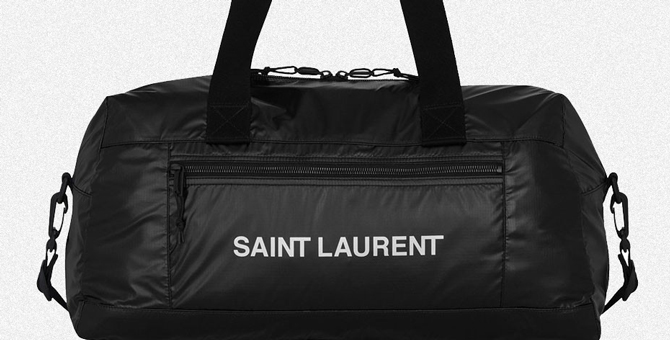 Saint Laurent запустил линейку мужских аксессуаров из нейлона