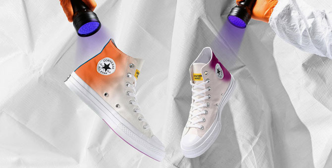 Converse выпускает кеды, меняющие цвет на солнце