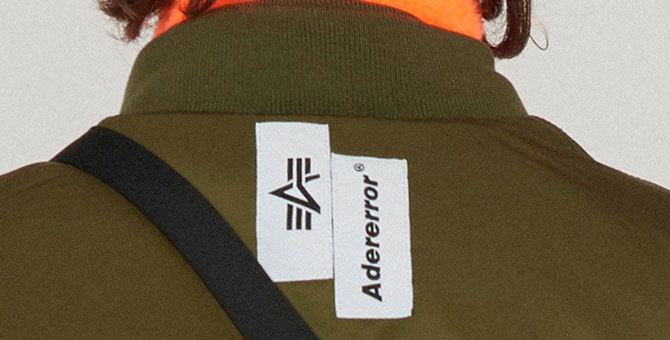 Ader Error выпустил бомберы с Alpha Industries