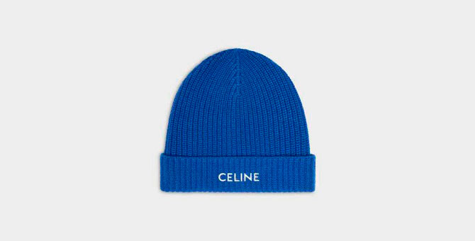 Celine выпустил капсулу головных уборов с логотипом