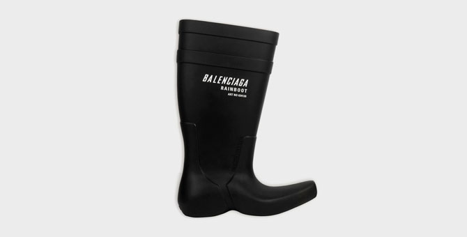 Balenciaga выпустил резиновые сапоги Excavator