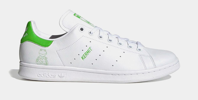 adidas выпустил кроссовки Stan Smith с лягушкой Кермитом