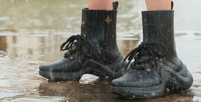 Louis Vuitton выпустил коллекцию резиновых сапог