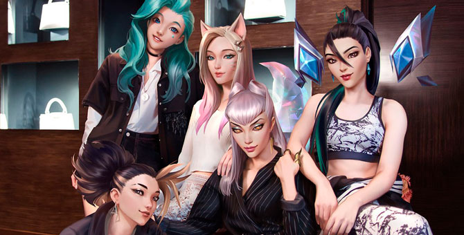 Louis Vuitton оденет виртуальную поп-группу K/DA в рамках партнерства с League of Legends