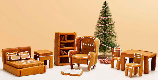 IKEA сделала инструкции по созданию мебели из имбирных пряников