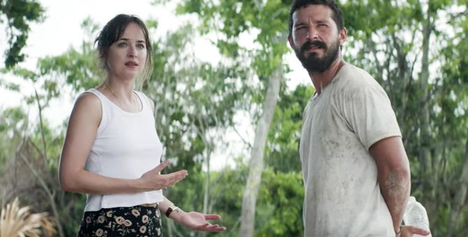 Дакота Джонсон и Шайа Лабаф в трейлере драмы о герое с синдромом Дауна