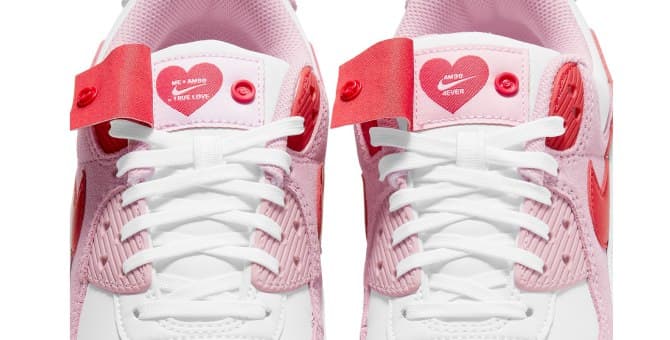 Nike выпустил специальную версию Air Max 90 для Дня всех влюбленных