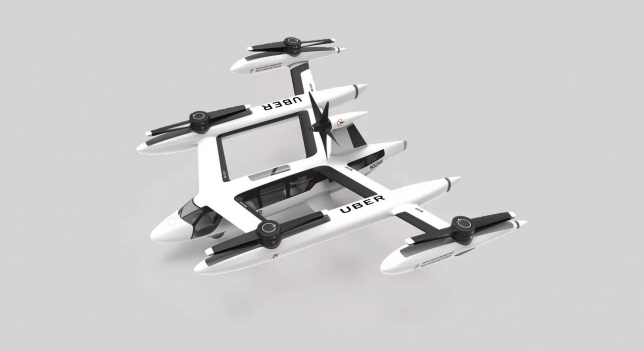 Uber представила новый прототип летающего такси