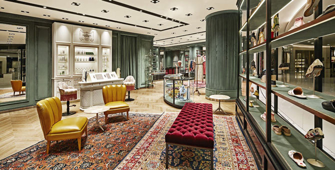Gucci открыл женский бутик в галереях «Времена года»