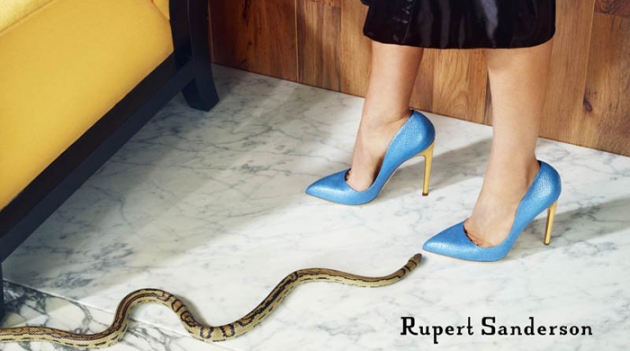 Змеиная рекламная кампания Rupert Sanderson