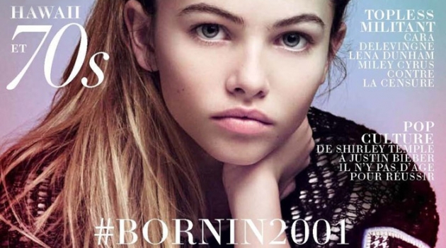 Тринадцатилетняя модель на обложке Jalouse