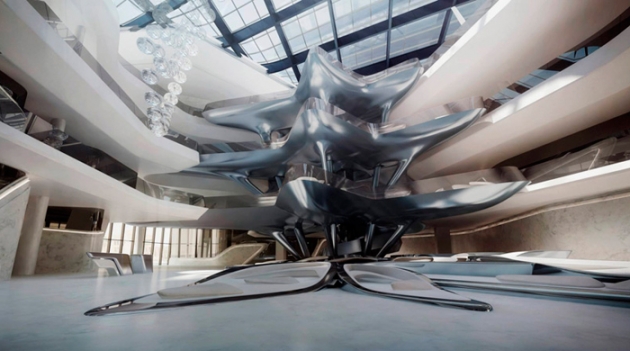 Кафе-лотос от Захи Хадид в Дубае