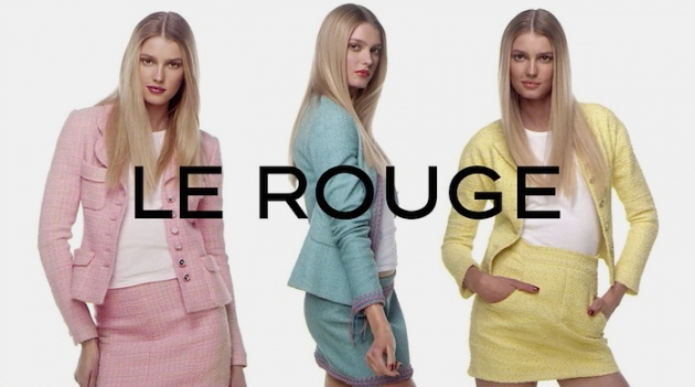 Сигрид Агрен в рекламе коллекции Chanel Le Rouge