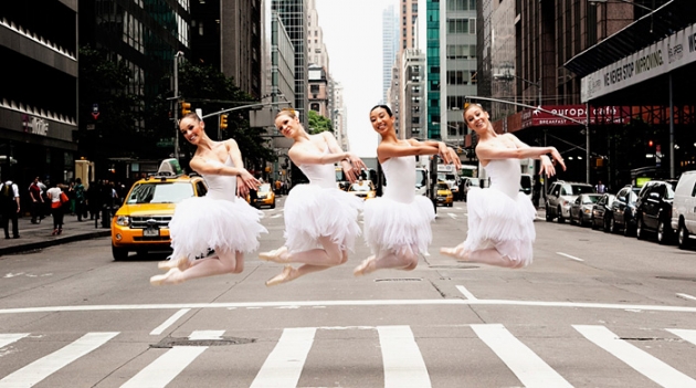 Балерины на улицах мегаполисов