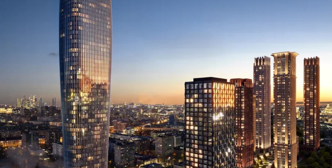 В ЖК «Павелецкая Сити» возведут две высотные башни