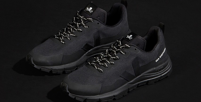 Veja выпустил кеды из переработанного полиэстера и сахарного тростника