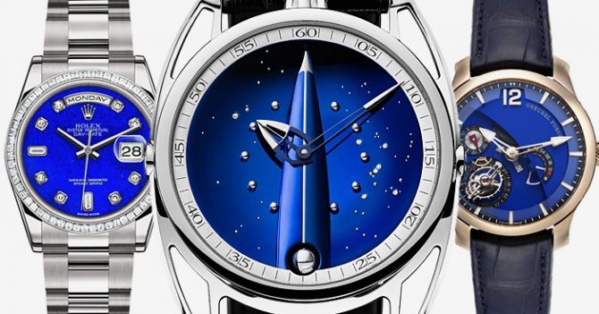 Морские сокровища: 10 часов с синим циферблатом