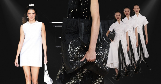 Бахрома, повязки на голову и снова много белого — 8 трендов Недели моды в Милане весна-лето 2024