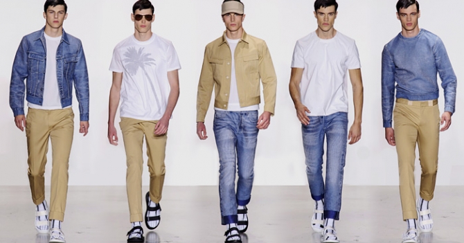 Неделя мужской моды в Милане: Calvin Klein, весна-лето 2016