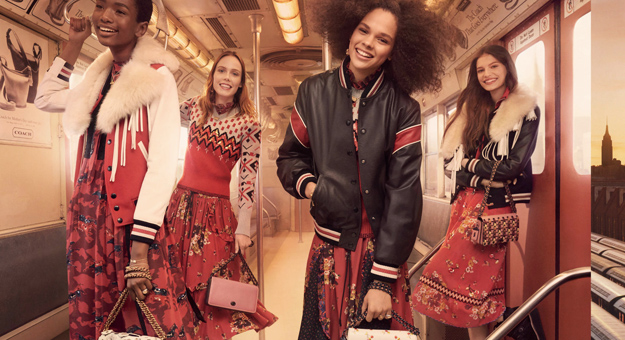 Coach снял рекламу в нью-йоркском метро